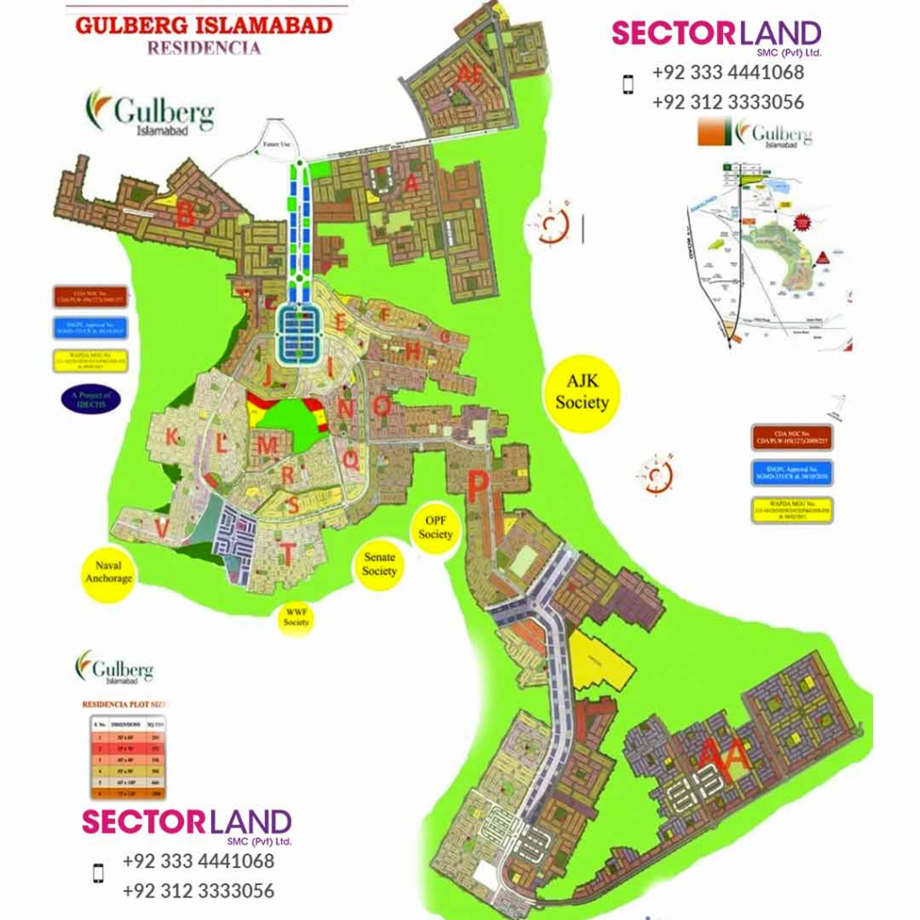 Gulberg Residencia Map 1024x1024 