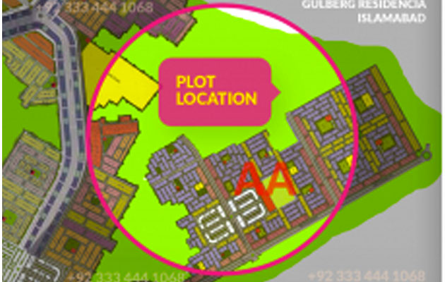 Gulberg Residencia AA Block 5 marla Plot For Sale